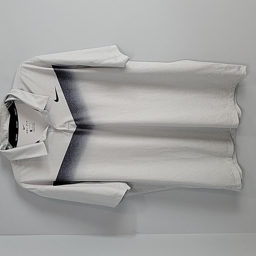 Nike Dri-Fit Golf polo shirt chevron gray